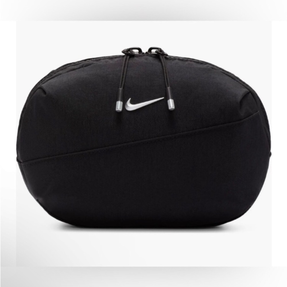 Nike Aura Black Waist Belt Bag - Jogging, Walking, Shopping | Hands Free